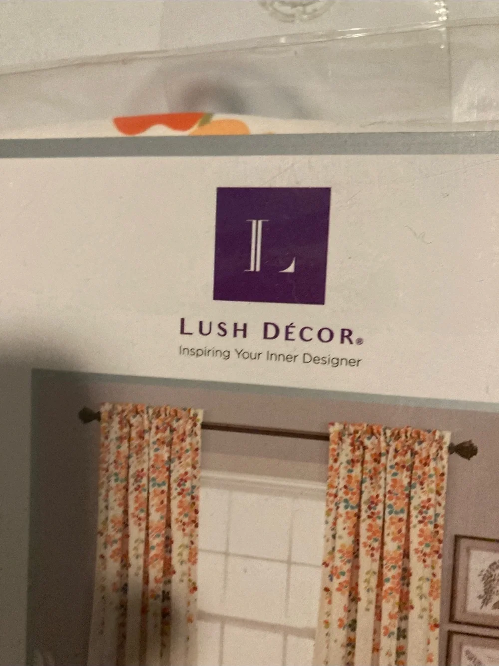 Lush Decor Floral Light-Filtering Window Panels - Multicolor
